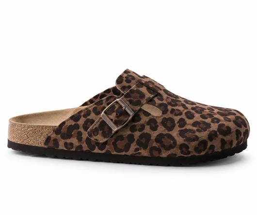 Sienna Leopard Clogs