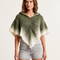 Sage Hooded Poncho
