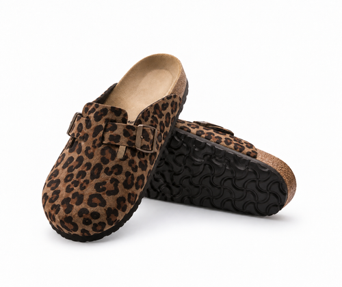 Sienna Leopard Clogs