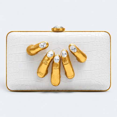Sculpted Hand Clutch