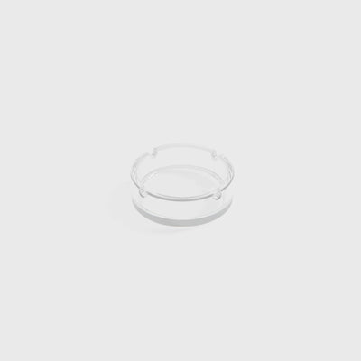 Ash & Bloom Clear Glass Incense Tray
